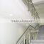 Welded seam stainless steel tube stairs handrailing