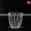 NEW PRODUCT!Mouth Blown Whisky Glass with White Porcelain Decoration
