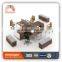 (MFC)PT-07 for 4 persons high quality metal and wood workstation