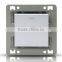 3D PC brushed like matel brushed design BS Standard touch switch 1 gang 1 way wall switch