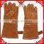 14 inches cow leather cotton welding gloves
