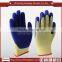 Seeway Health Soft Cotton Hand Glove Comfortable Wearing with Crinkled Latex Coating for Industrial Safety Work