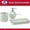 Top quality mosaic glass bathroom sanitary set