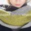 Stripe Infinity Scarf - Cotton Jersey Knit - Wide Stripe Scarf, Blanket Scarf, Oversized Plaid Tartan Pashmina