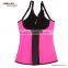 Pink shaper latex vest waist cincher