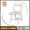 No Complain Promotional Sale Resin Folding White Chair
