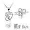 [SZ3-0004] 925 Silver Jewelry Set with CZ Stones,Good Feedback New Designs,artificial jewelry set, Mother Day's Gift Jewelry Set