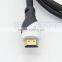 Dual Color molding type high speed 1.4V HDMI cable A male to A male for HD TV