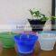 small black colored glass dessert bowls