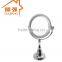 Double sided magnifying lighted makeup mirror with LED