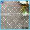 Soft Touch Plain Dyed Weft Knit Stretch Polyester Suede Material with machine flower holes Fabric