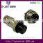 INST GX16 2pin metal srcew waterproof airplug connector