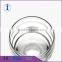Personalized hot sell glass tumbler thread shaped clear drinking glass