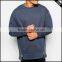 Longline Zipper Sweatshirt Custom Wholesale Crewneck Sweatshirt