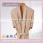LinenPro Eliya 100% Cotton White Bathrobe Jacquard Waffle Weave Hotel Bath Robe