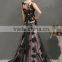 2014 Hot selling classic applique mermaid floor-length evening dress ZX-140