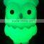 CE led animal owl small night light lamp
