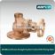 Bronze DIN86211Straight 2.5 fire hydrant landing valve for fire fighting equipment