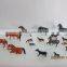 miniature plastic model animal for HO scale, 1/87 scale resin plastic artificial model horse