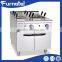 Heavy Duty Commercial Gas 2/3 Flat And 1/3 Grooved Griddle With Oven