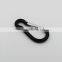 Black aluminum carabine hook