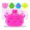 2016 high quality custom design silicone squeeze coin purse with logo printed