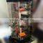 Watch storage box, clear plastic watch box, clear plastic storage box with dividers