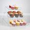 3 tiers slant clear acrylic cupcake stand,acrylic cupcake display cabinet,acrylic cupcake display case