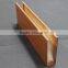 Dark Yellow Wood Grain Suspended Metal Linear Ceiling U Aluminum Screen Ceiling Panel