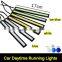 Housing Black 17cm 12V Daylight COB Car LED DRL Waterproof Bumper Decorative Sticker Daytime Running Lights