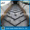 antiskid chevron patterned conveyor belt for large angle sloping conveying