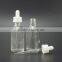 2oz clear glass bottles rubber stopper childproof tamperproof cap