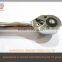 Quick Release Mirror Finishing Rubber-handle Ratchet Wrench