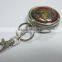 High quality zinc alloy ashtray | portable ashtray with snap hook
