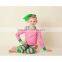 2015 Kids Clothes Christmas Pajamas Sets Wholesale Unisex Christmas Pajamas Solid Blue Stripe Pants Pajamas Kids Cotton