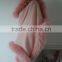 Pink Cashmere Cape Poncho With Match Color Raccoon Fur Hood Gorgeous Animal Fur Trimmed Square Shawl Cape
