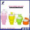 Wholesale Customizable Heat-Resistant Leakproof Silicone Foldable Travel/Cycling/Bicycle/Bike/Gym Sports Drink Bottle