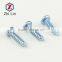 Stainless Steel Hardened Blue Zinc Plated Cross Pan Self Tapping Screw DIN 7981