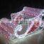 Christmas Sleigh Indoor Decoration Lighted Outdoor Sleigh