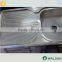 Factory cheap single bowl stainless steel kitchen sink with tray for dishwashing