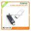 White black plastic usb memory card with logo