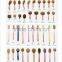 Double side bath brush with massager beads