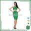 Cheap sexy girl green frocks 2015 summer bandage dress for girl