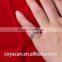 Solid 925 Sterling Silver Flower Shaped 925 Sterling Silver Infinity Ring