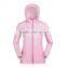 Professional Manufacturer Of Woman Zipper Fly Hooded Breathable Waterproof Windproof Sun-protective Jacket 20D Nylon