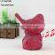 Green Birds miniature statue singing garden decor carfts