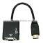 New 1080P HDMI Male to VGA female With Audio HD Video Cable Converter Adapter