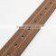 Wide genuine leather belt with pin buckle for golf and jeans