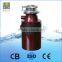 Household Kitchen Sink Waste Disposal Machine With Insulate Sound DC Motor