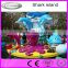 Kids rides Outdoor fighting shark island with water gun for sale with high quality